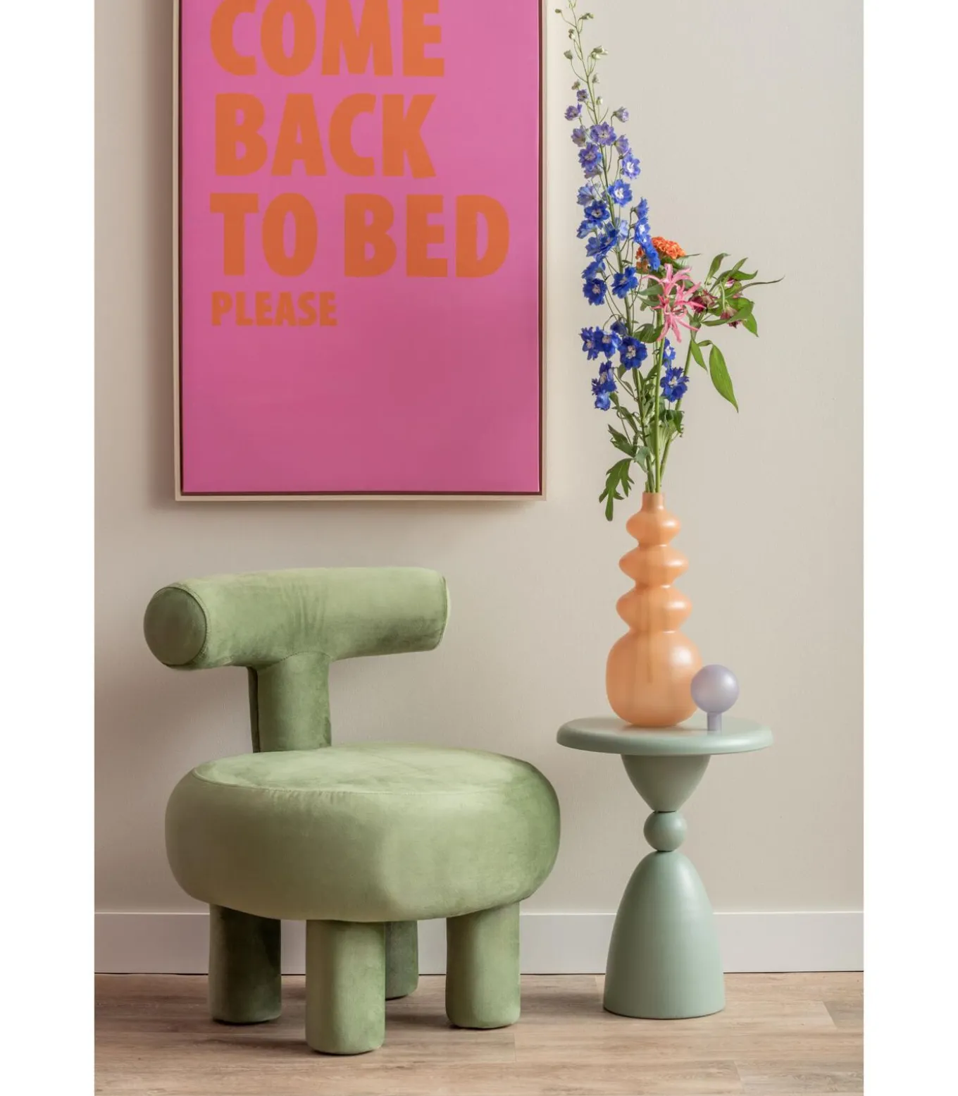 Vaas Alegre Anillo - Perzik - Ø15cm