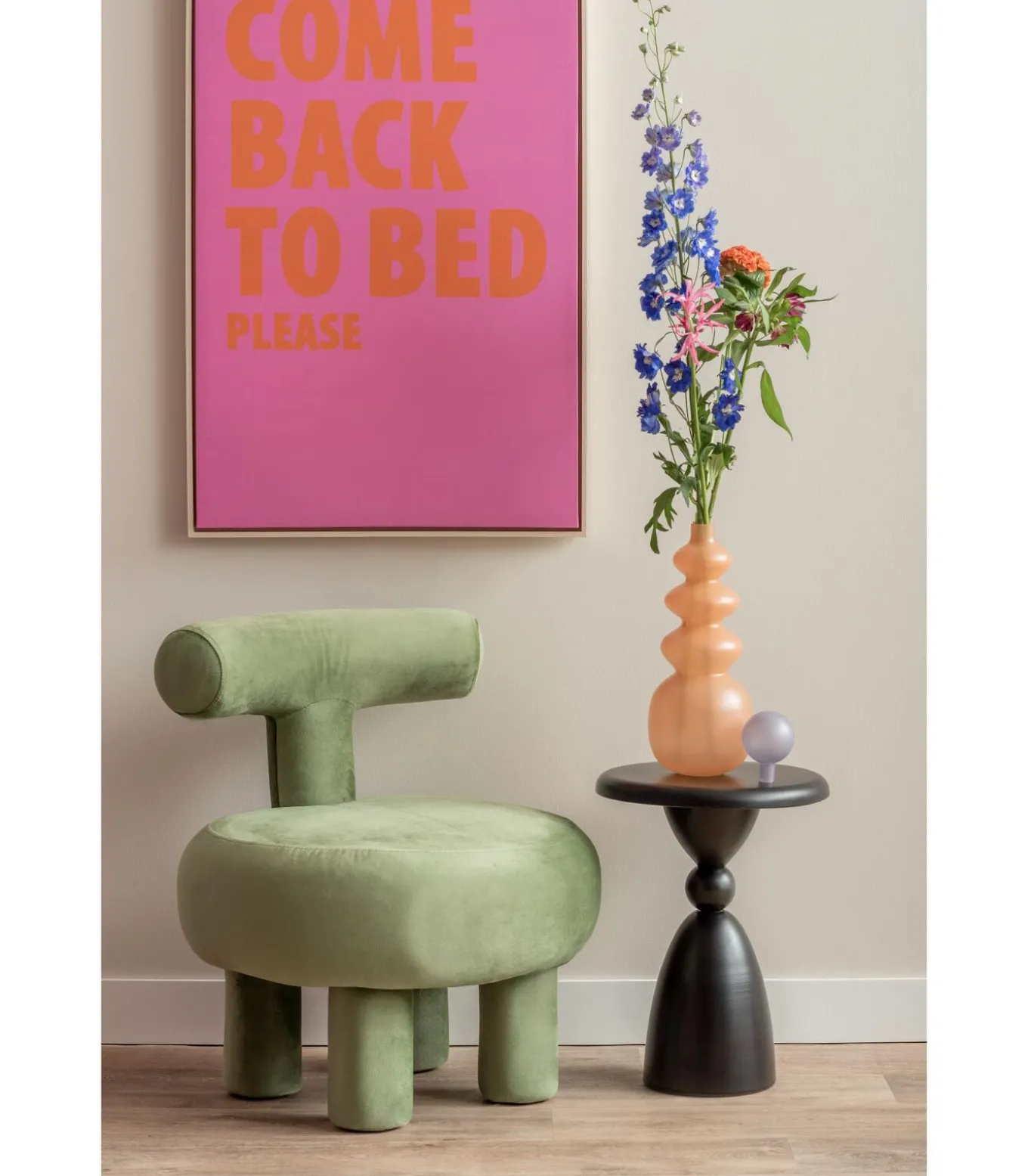 Vaas Alegre Anillo - Perzik - Ø15cm