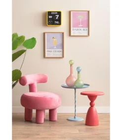 Vaas Alegre Globo - Zachtroze - Ø18cm