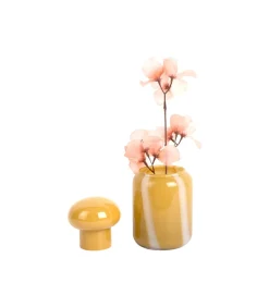 Vaas Dulce Raya - Okergeel - Ø10cm