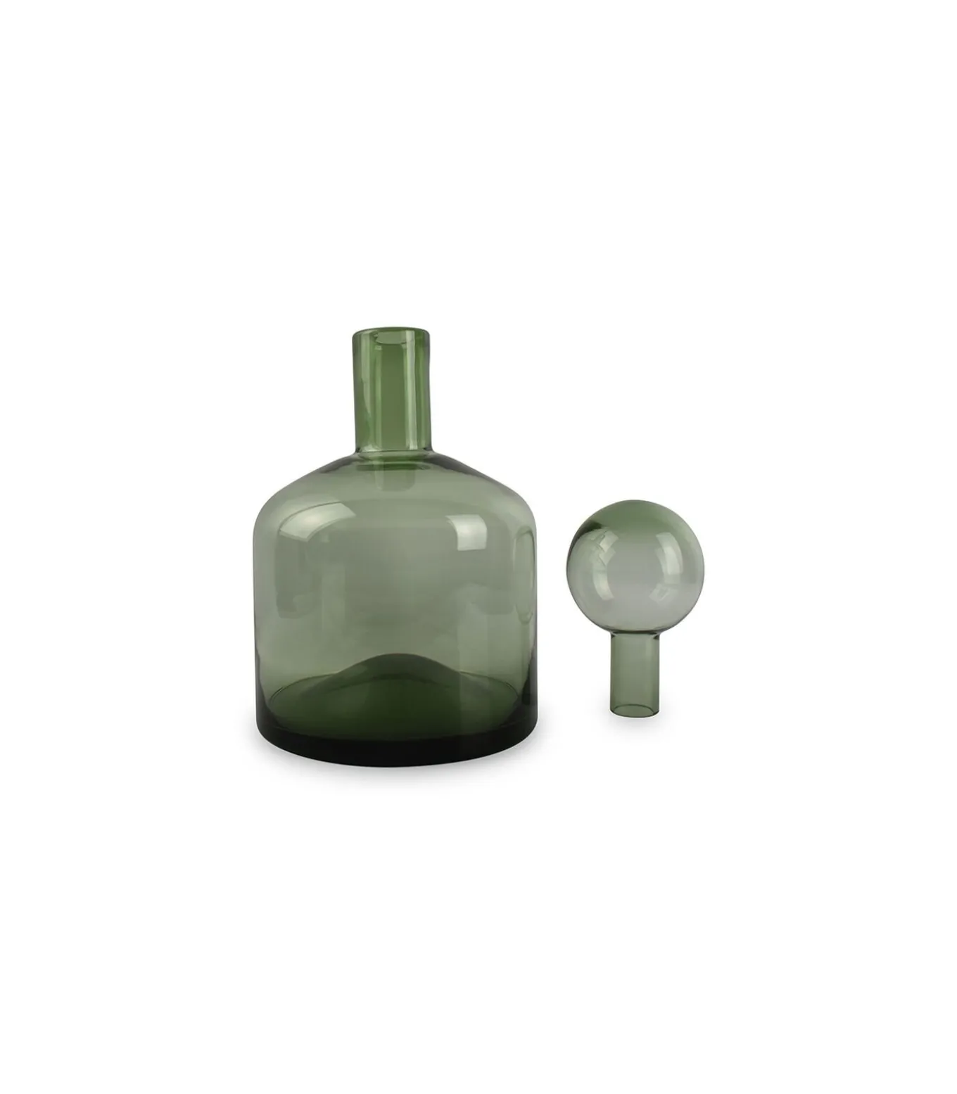 Vaas met stop 22xH40,5cm groen Fera