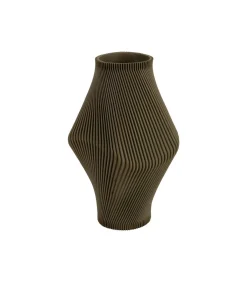 Vaas Twisted Rib - Legergroen - Ø16cm