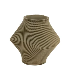 Vaas Twisted Rib - Theegroen - Ø18cm