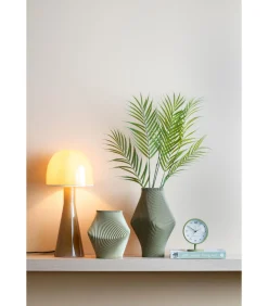 Vaas Twisted Rib - Theegroen - Ø18cm