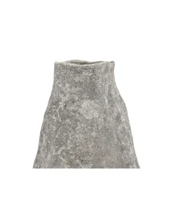 Vaas 17xH33,5cm antraciet Cave