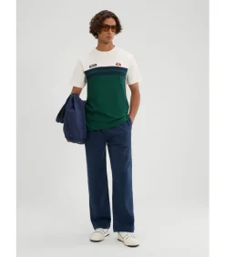 Venire tee - off white dark green