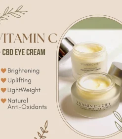 Vitamine C + CBD Oogcrème 15ml.