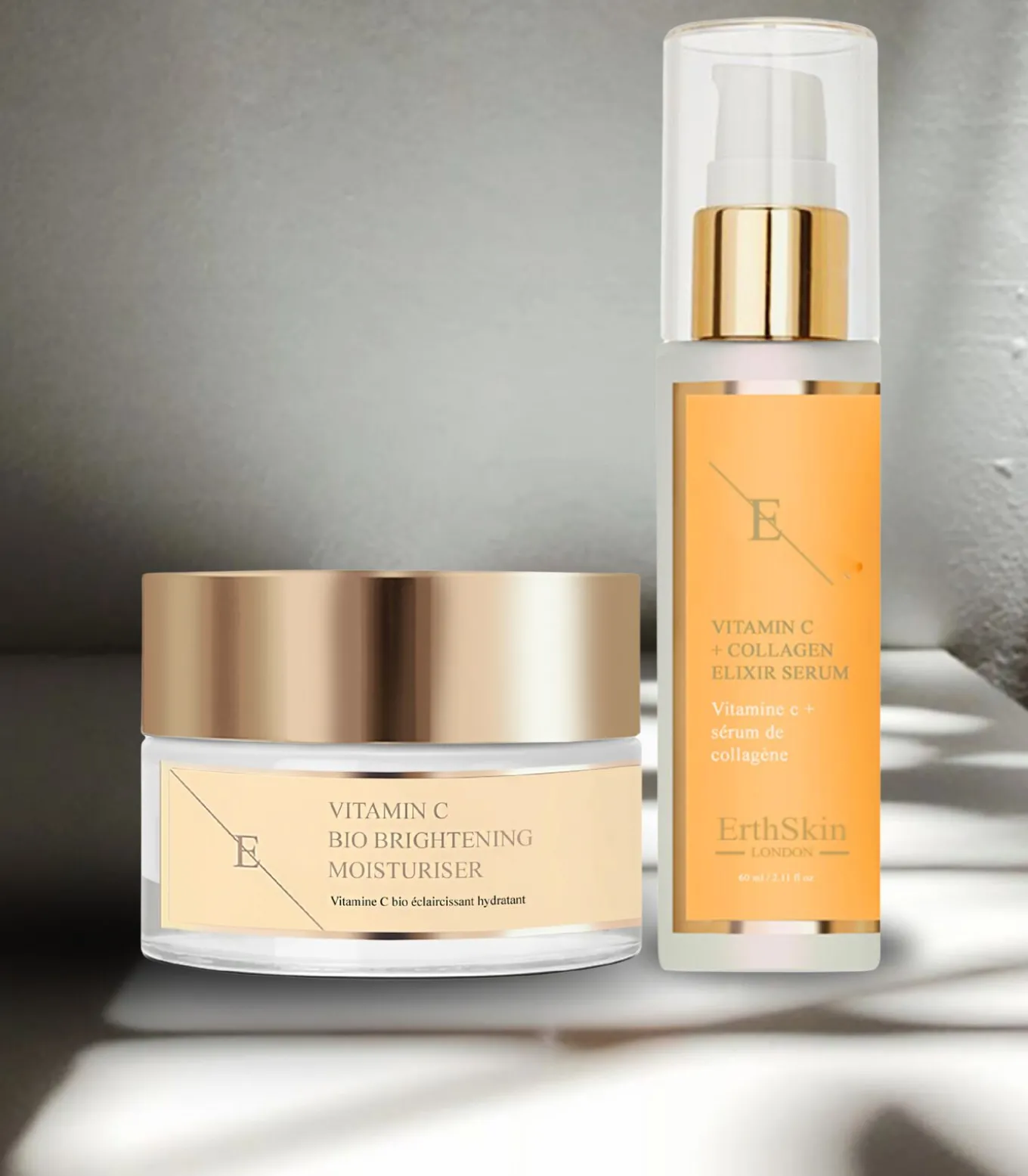VITAMINE C + COLLAGEEN ELIXIR SERUM + Vitamine C Bio Brightening Moisturizer
