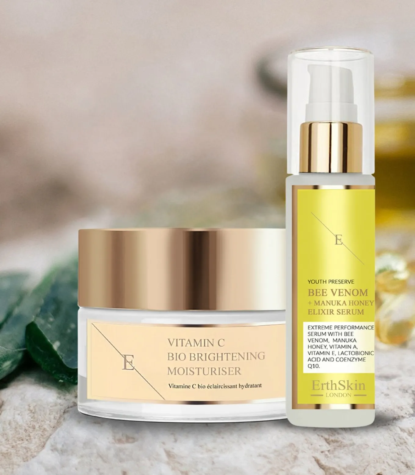 Vitamine C Bio Brightening Moisturizer + Elixir Serum