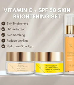 VITAMINE C ELIXIR SERUM + Vitamine C Bio Brightening Moisturizer + SPF Dagcrème