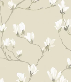 Vliesbehang Magnolia Grove Natural |
