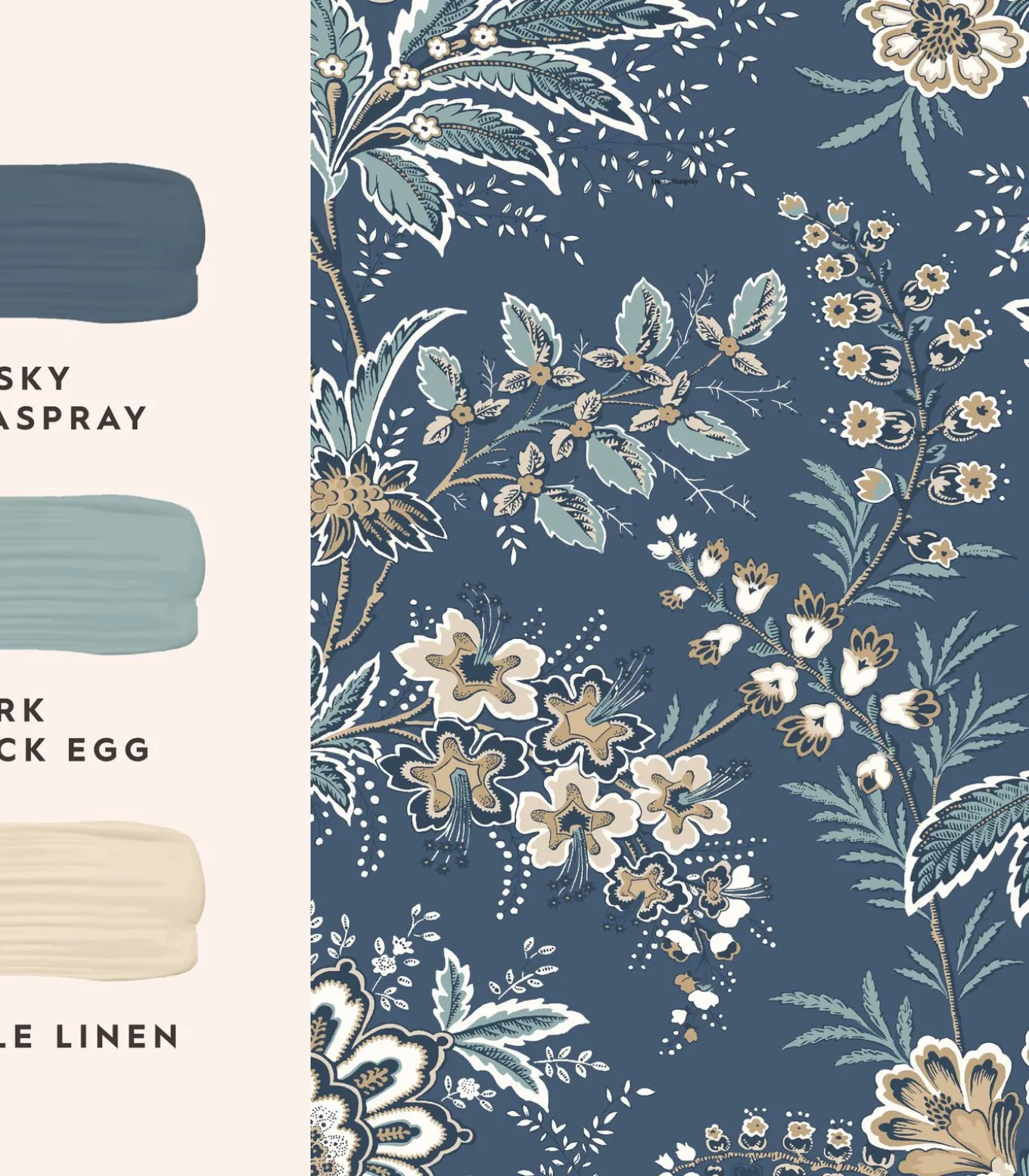 Vliesbehang Marlbrook Dusky Seaspray