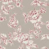 Vliesbehang Pollington Roses Donkergrijs