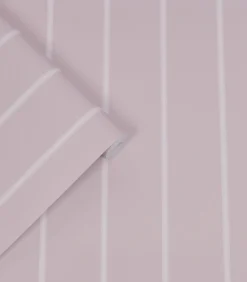 Vliesbehang Saltram Stripe Pale Amethyst
