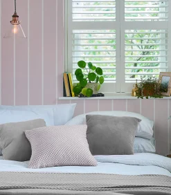 Vliesbehang Saltram Stripe Pale Amethyst