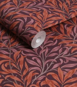 Vliesbehang Willow Bough Plum