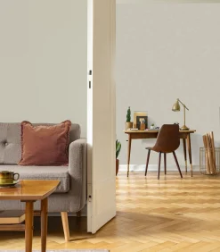 Vliestapete Uni Beige