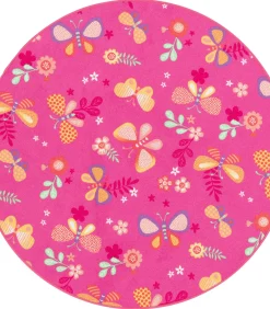 Vloerkleed Kinderen spelen Vlinder rond