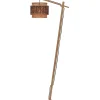 Vloerlamp Bhutan - Bamboe/Zwart - 55x31x150cm