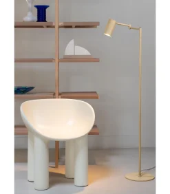 Vloerlamp Bilbao - Beige - 53x28x154cm