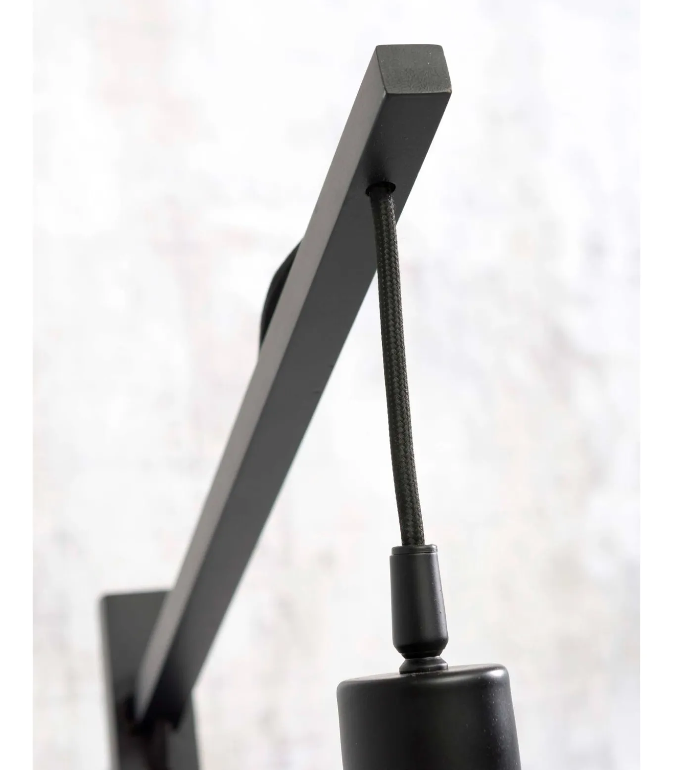 Vloerlamp Cango - Bamboe Zwart/Zwart - 62x40x150cm