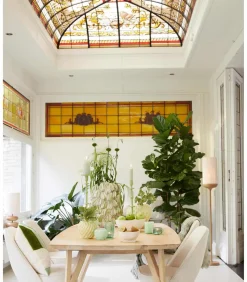 Vloerlamp Dania - Crème/Naturel - Ø23x159cm