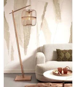 Vloerlamp Hokkaido - Bamboe - 63x36x176cm