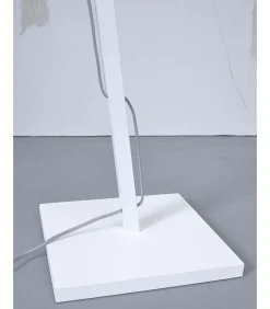 Vloerlamp Ibiza - Bamboe Wit/Naturel - 83x65x176cm