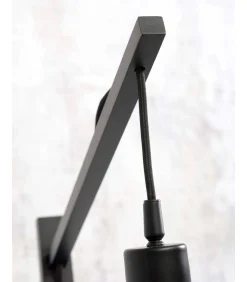 Vloerlamp Iguazu - Bamboe/Jute Zwart - 57x31x150cm