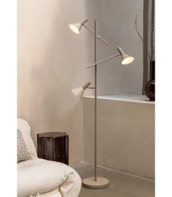 Vloerlamp Izmir - Bruin - 59x42x171cm