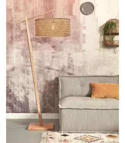 Vloerlamp Java - Bamboe - 75x50x176cm