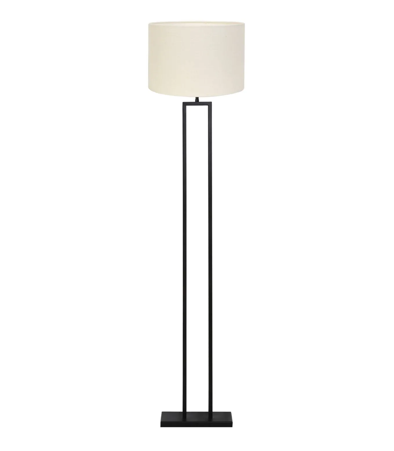 Vloerlamp Shiva/Livigno - Zwart/Eiwit - Ø40x170cm