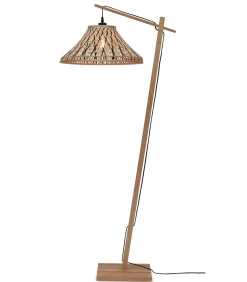 Vloerlamp Tahiti - Bamboe/Zwart - 65x45x150cm