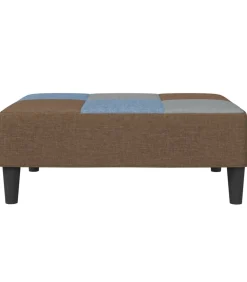 Voetenbank patchwork 77x55x31 cm stof