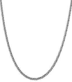 Vossenstaart Ketting - 3mm - Zilver Kleurig - Staal
