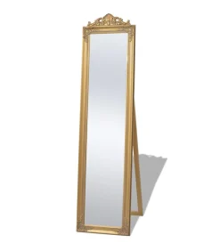 Vrijstaande spiegel Barok 160x40cm goud