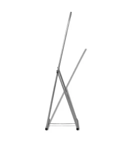 Vrijstaande vloerspiegel met volledige lengte rechthoekig grijs