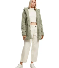 Vrouwelijke hoodie fleece Sherpa