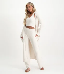 Vrouwen Fleece Buckle Duster