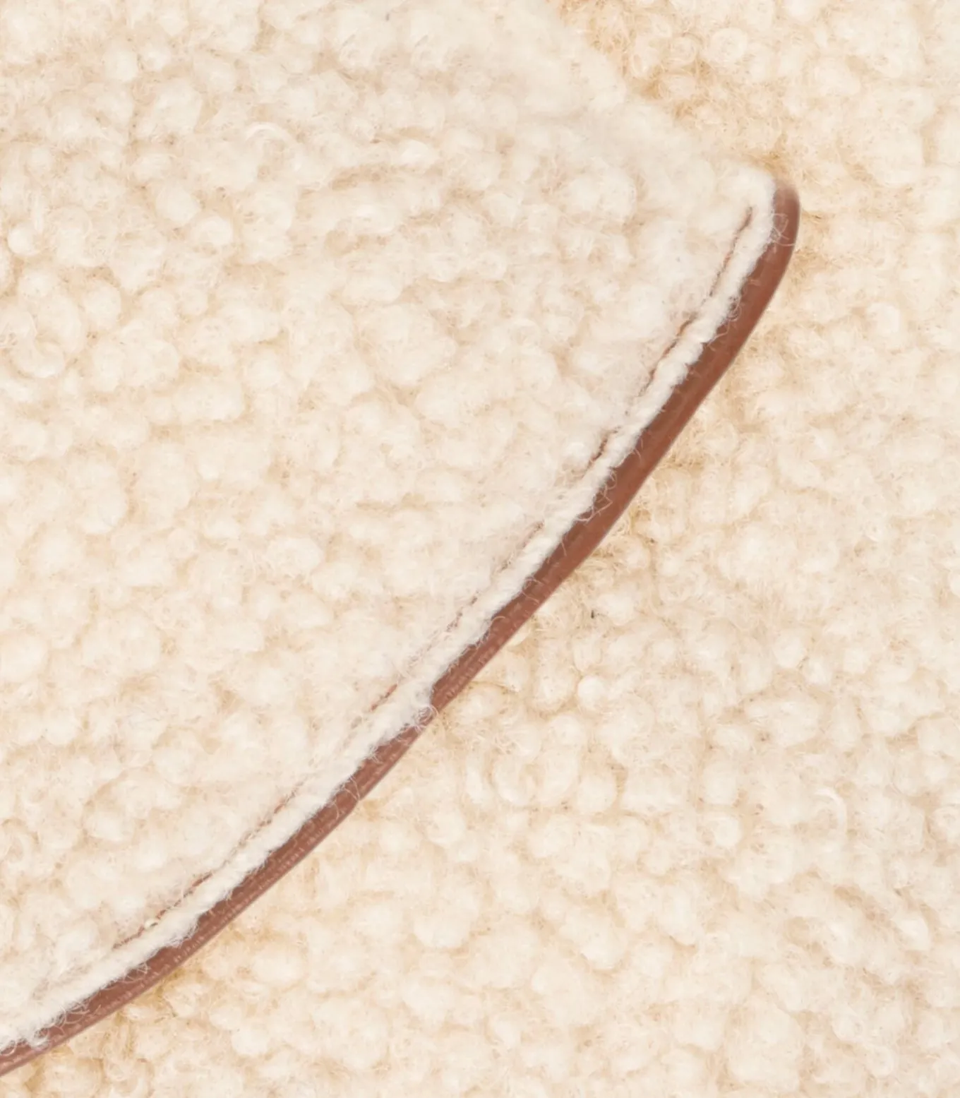 Vrouwenhandschoen Warm leer Cognac