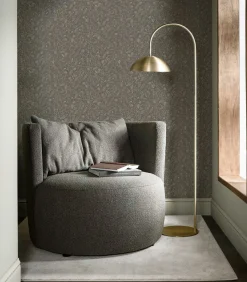 vtwonen Vliesbehang | Twigs Soil Gold