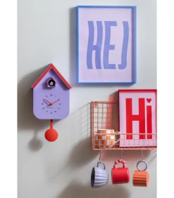 Wanddecoratie Hi Medium - Rood - 3x22x31cm