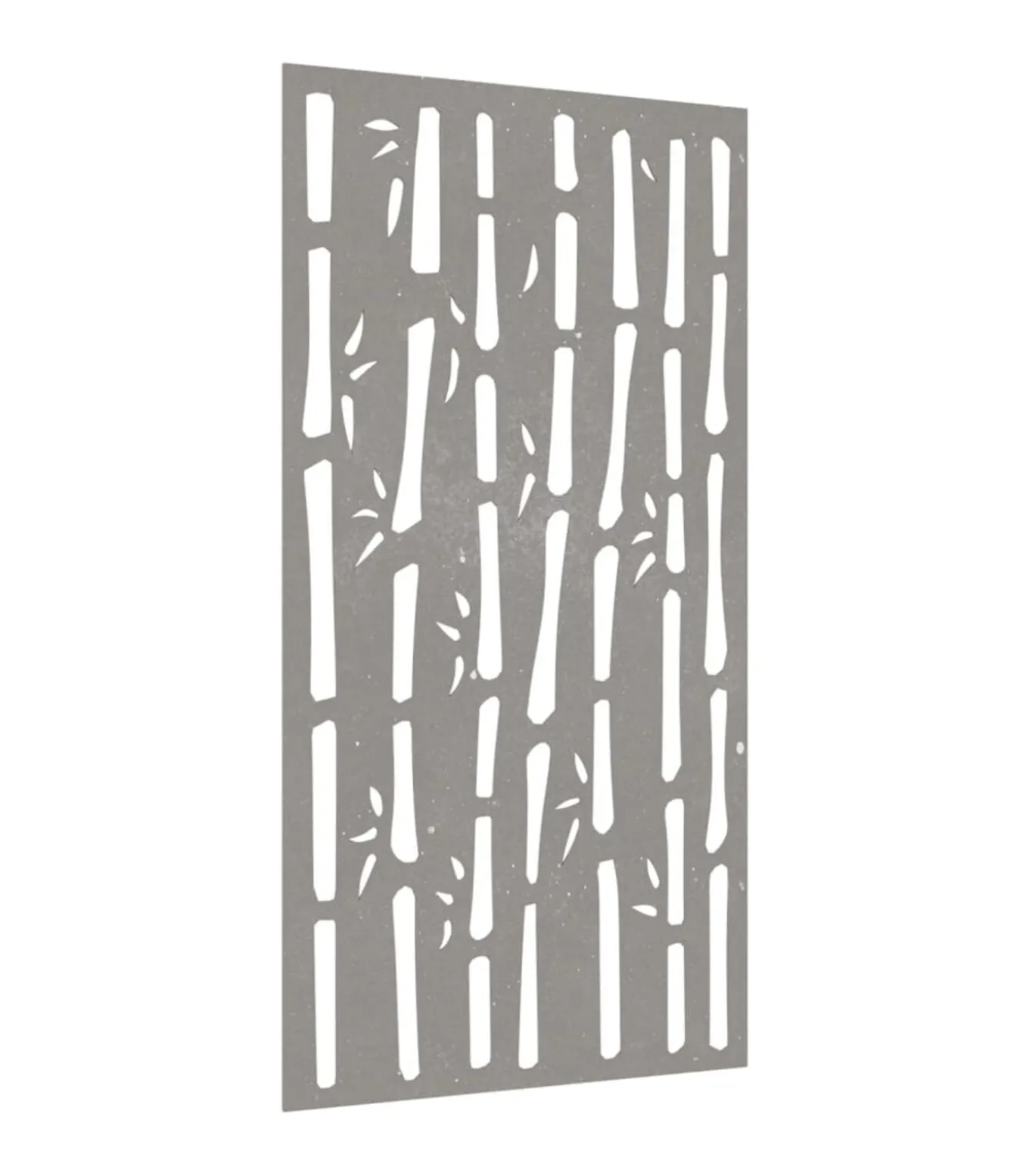Wanddecoratie tuin bamboe-ontwerp 105x55 cm cortenstaal