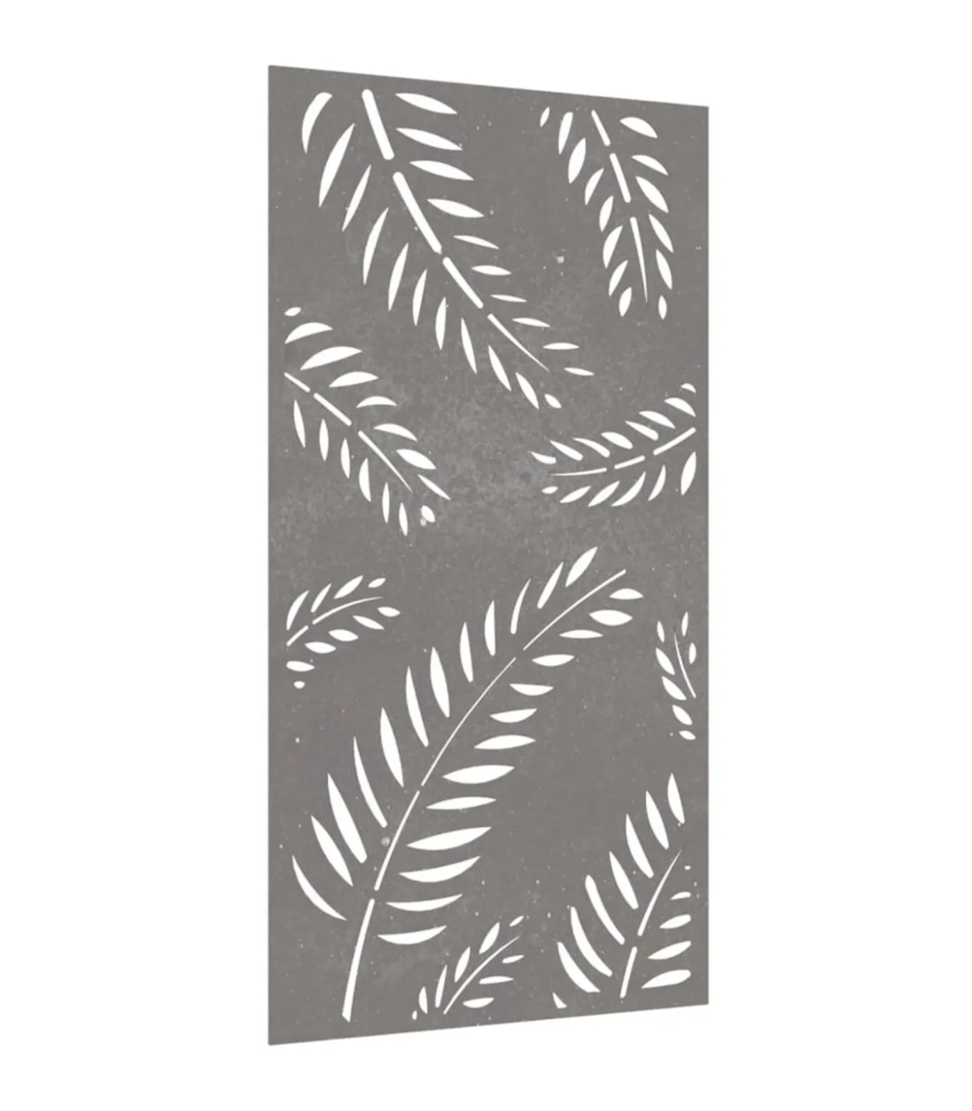 Wanddecoratie tuin bladontwerp 105x55 cm cortenstaal