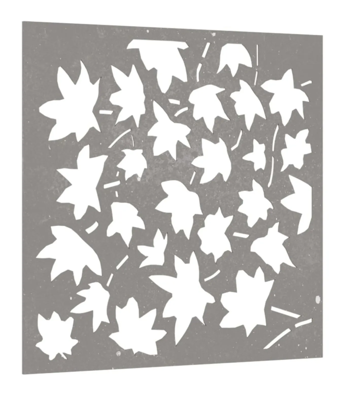 Wanddecoratie tuin esdoornbladontwerp 55x55 cm cortenstaal