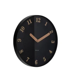 Wandklok Amena - Zwart - 40x40x40cm