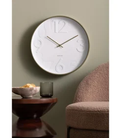 Wandklok Ayuno - Legergroen - Ø40cm