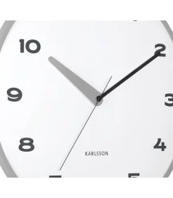 Wandklok Brisk Dome - Donkergrijs - Ø40cm