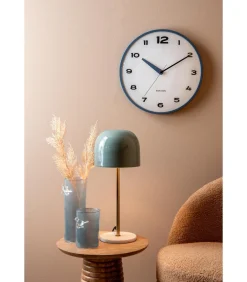 Wandklok Brisk Dome - Klassiek blauw - Ø40cm