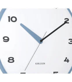 Wandklok Brisk Dome - Klassiek blauw - Ø40cm